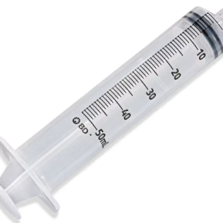 BD 50cc Syringe Only, Luer Lock, 40/bx